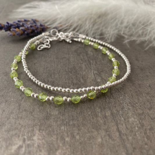 August is coming, beautiful green Peridot