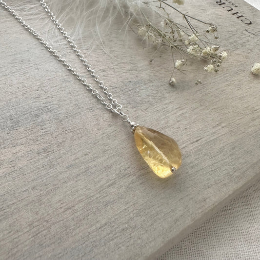 Sample citrine necklace 17 inches