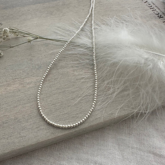 Sample silver necklace 17 inches