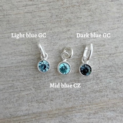 Keepsake December Personalised Bracelet with birthstone crystal, Gift for women or teen