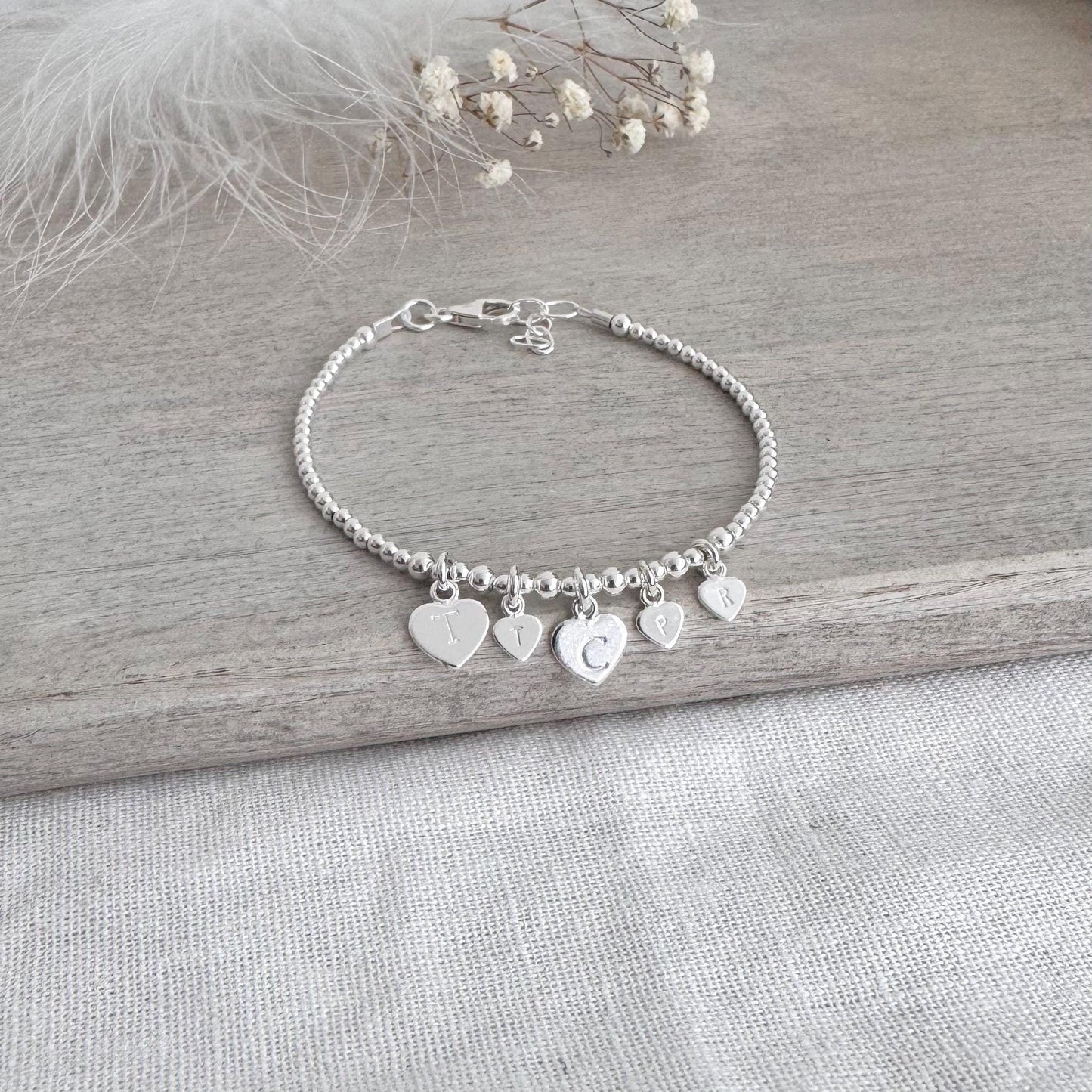 Nanny Charm Bracelet, Grandmother Mothers Day gift