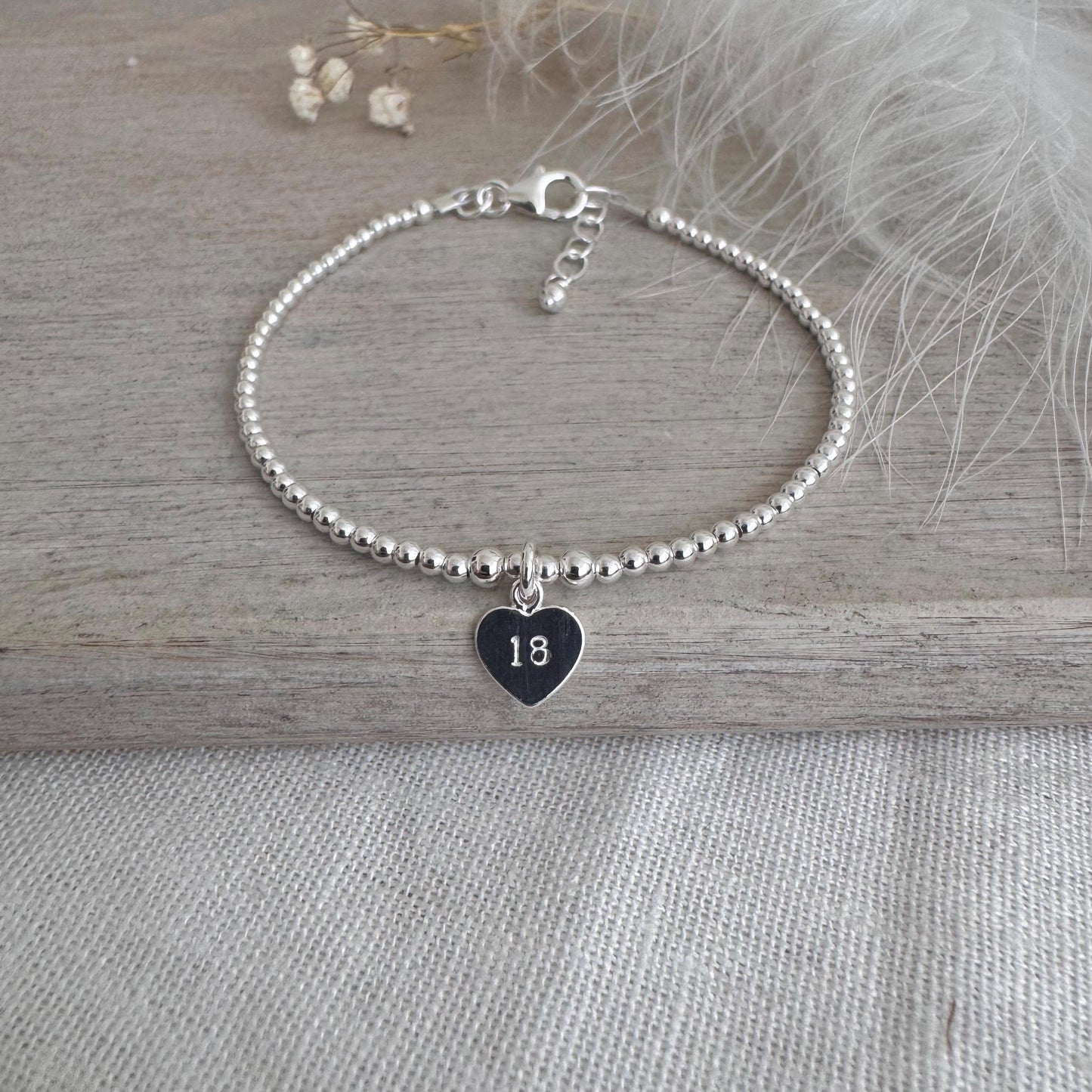18th Birthday Bracelet, Age 18 Bracelet