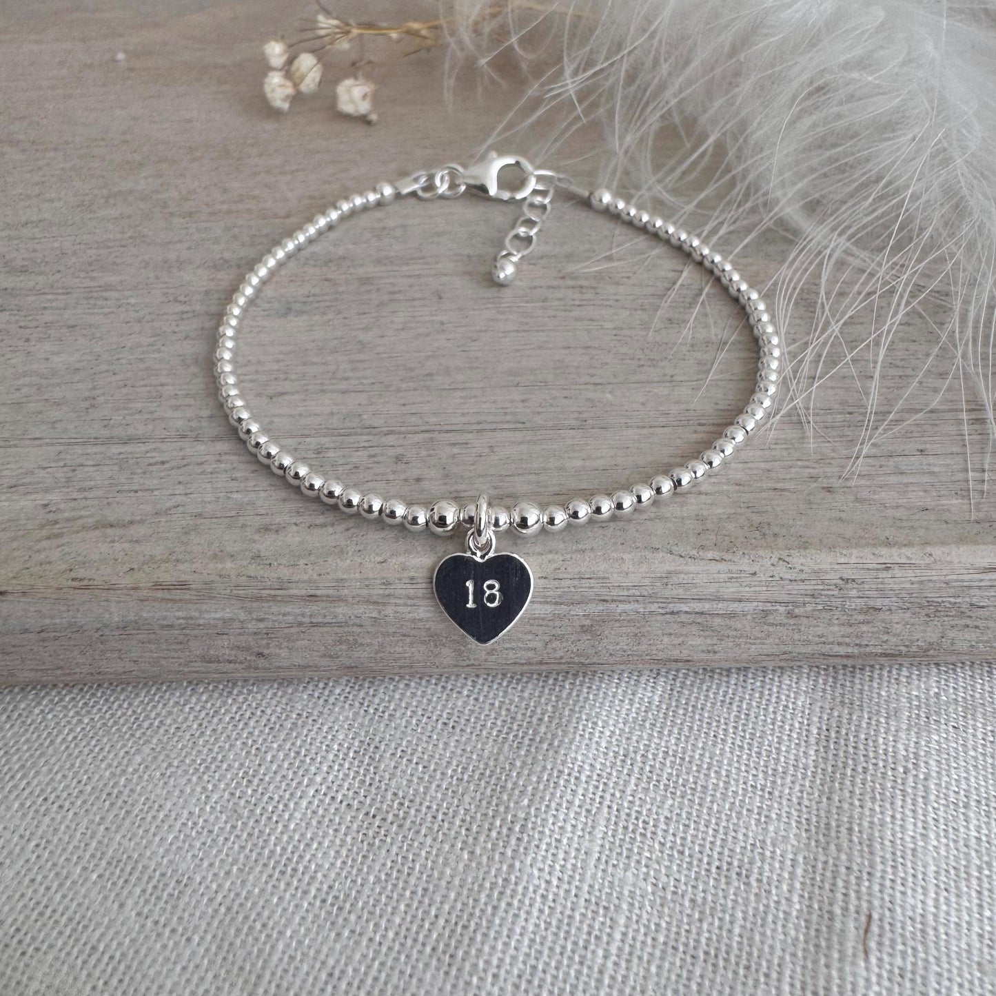 18th Birthday Bracelet, Age 18 Bracelet