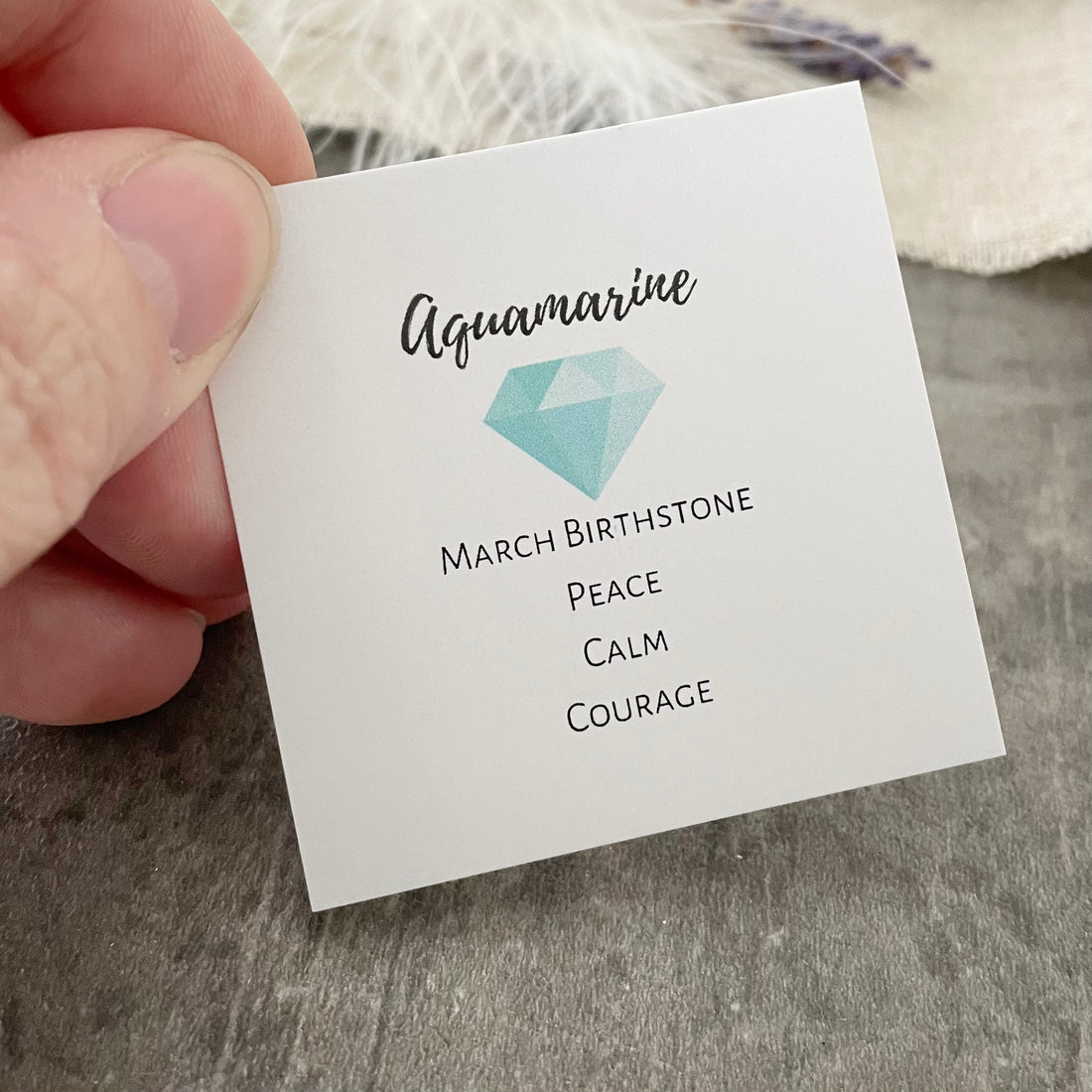 March ~ Aquamarine