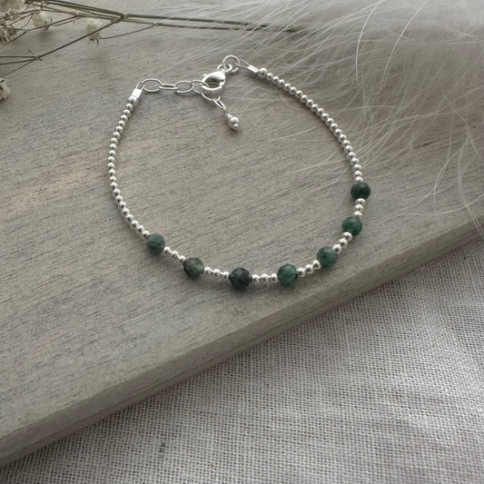 Sample sale bracelet Emerald S/M