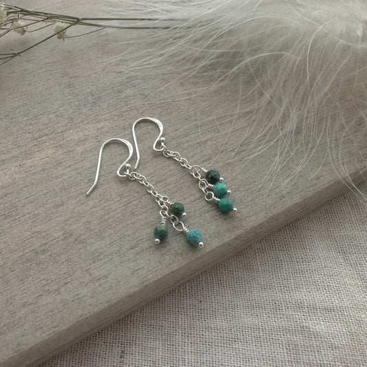 Sample sale 925 earrings turquoise