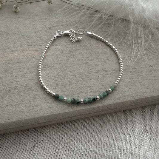 Sample sale bracelet emerald 3 M