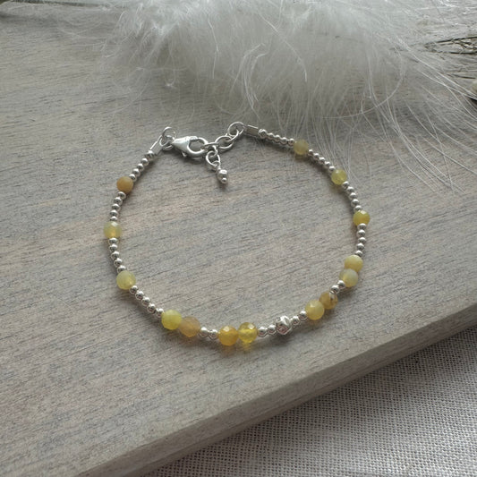 Sample sale bracelet yellow opal S/M