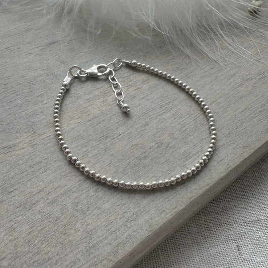 Sample sale bracelet plain silver S