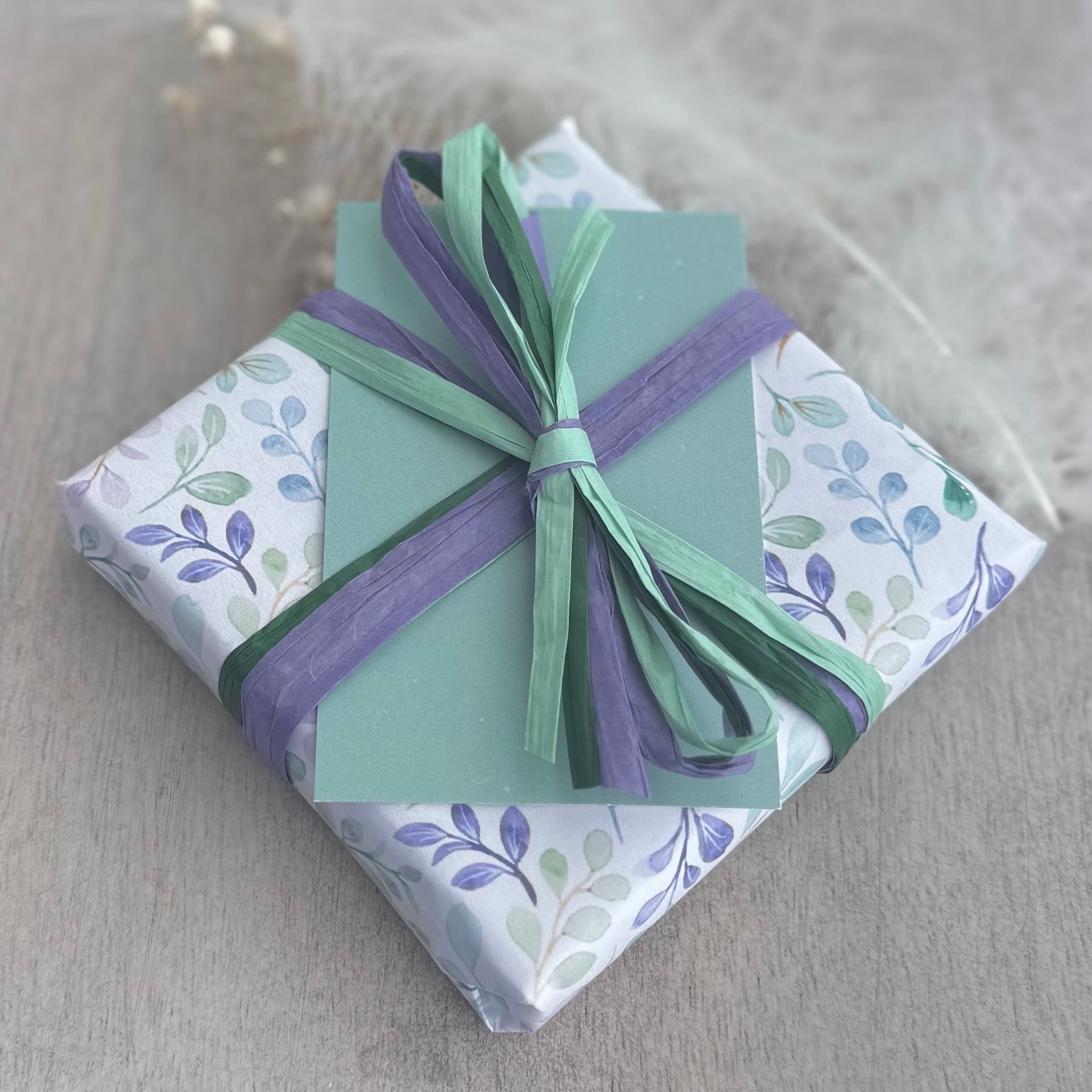 Add Floral Gift Wrapping