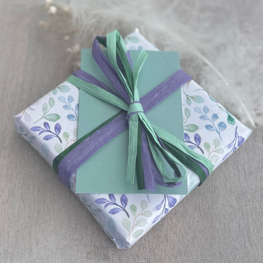 Add Floral Gift Wrapping