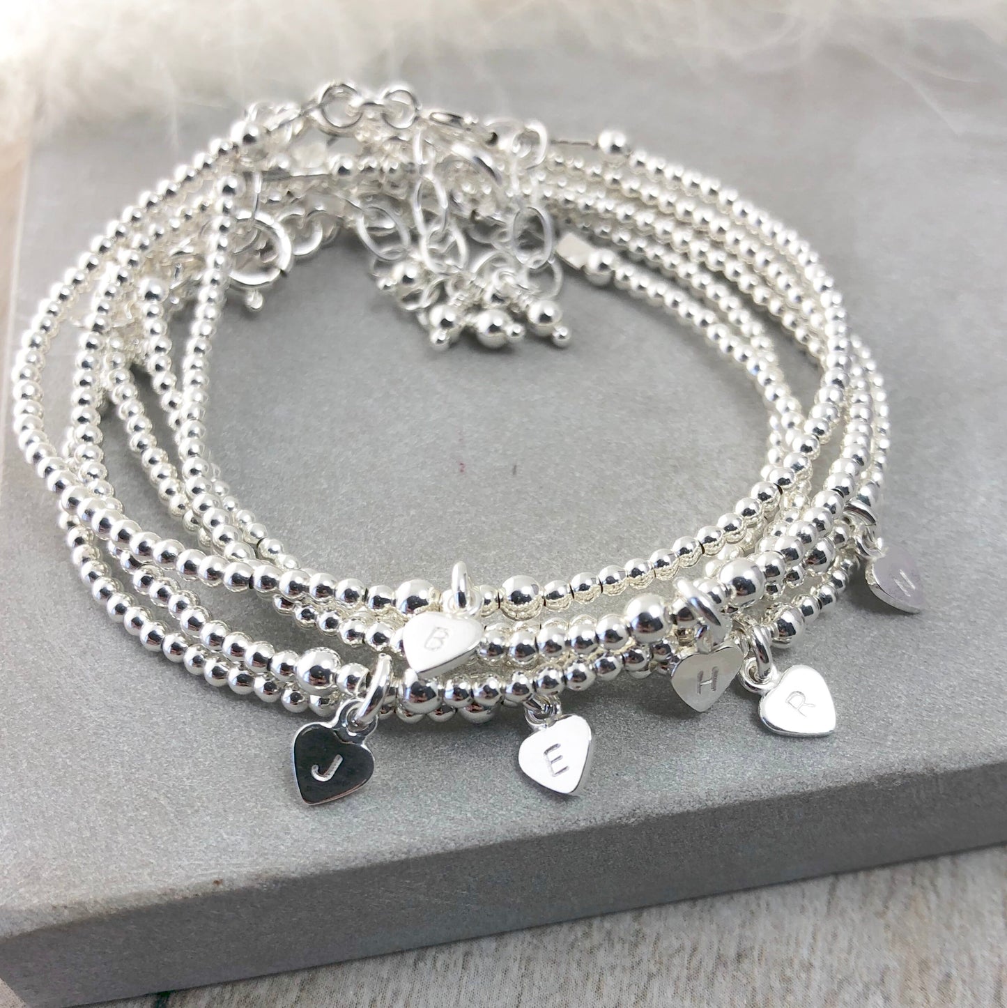 Sterling Silver Bracelet for bridesmaids or friendship groups