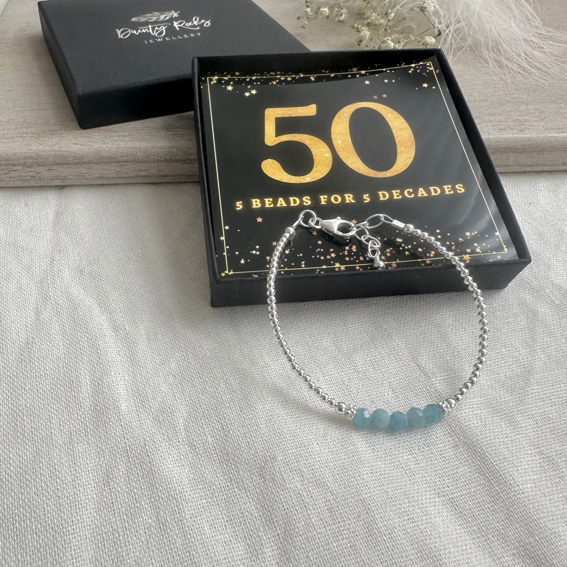 50th Birthday Gift For Her, 5 Decades