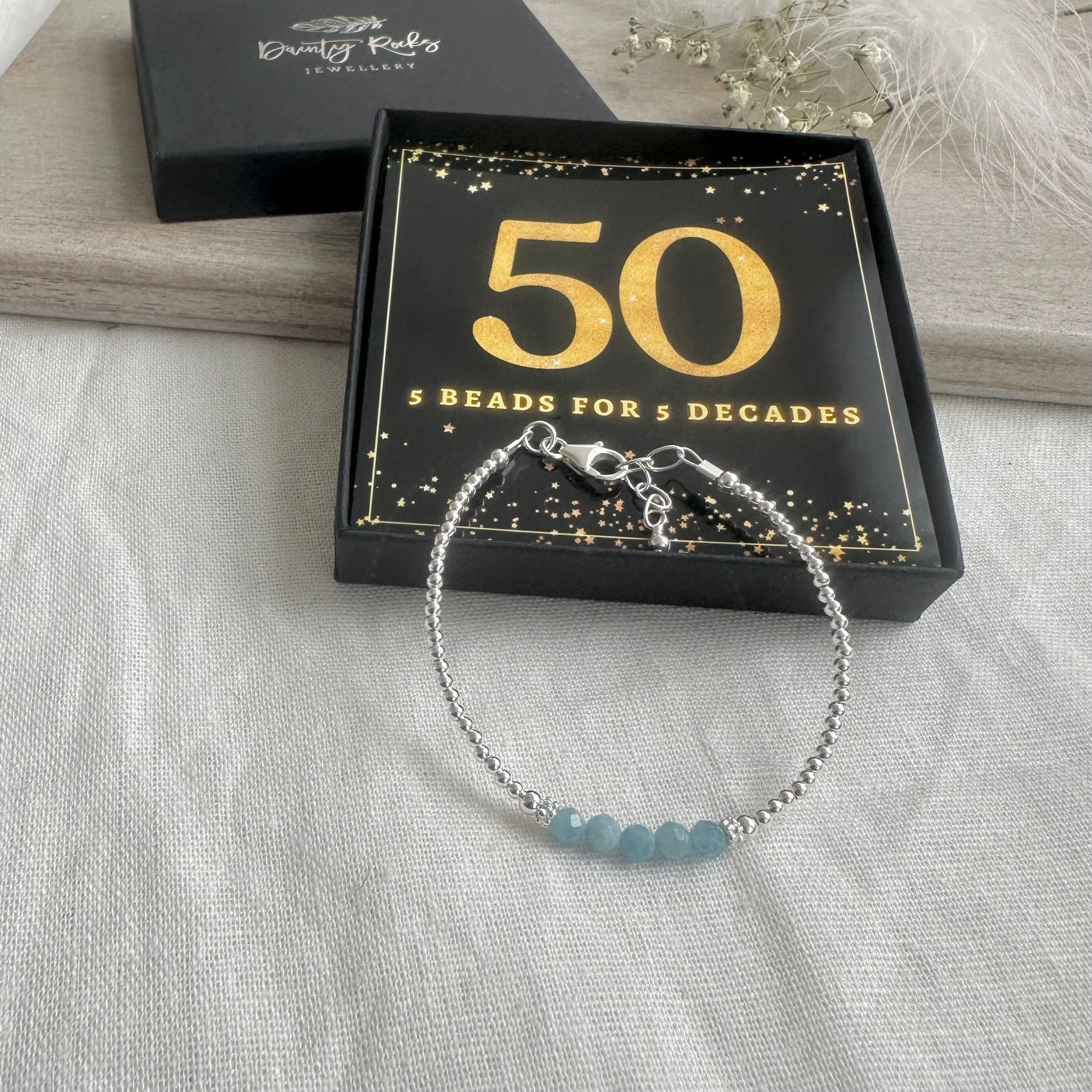 50th Birthday Gift For Her, 5 Decades