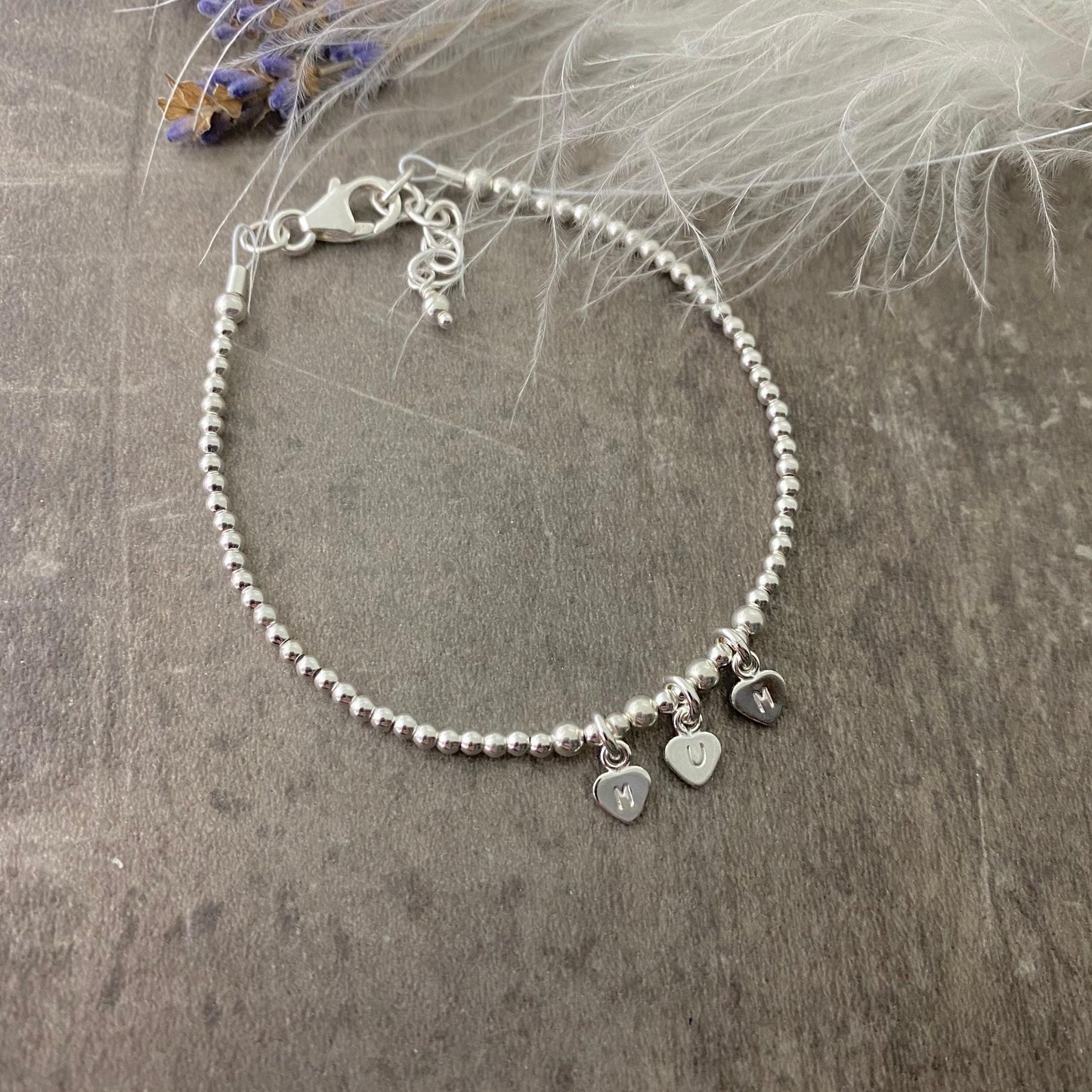 Dainty MUM Charm Bracelet, Mothers Day Gift