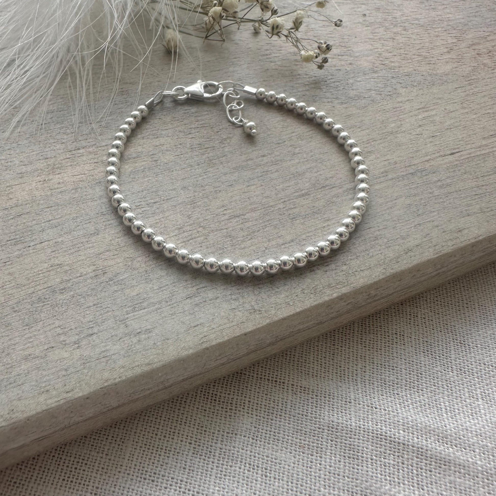 Sterling Silver Bracelet, Dainty Silver Jewellery