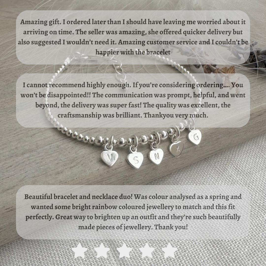 Dainty crystal quartz bracelet, April Birthstone bracelet
