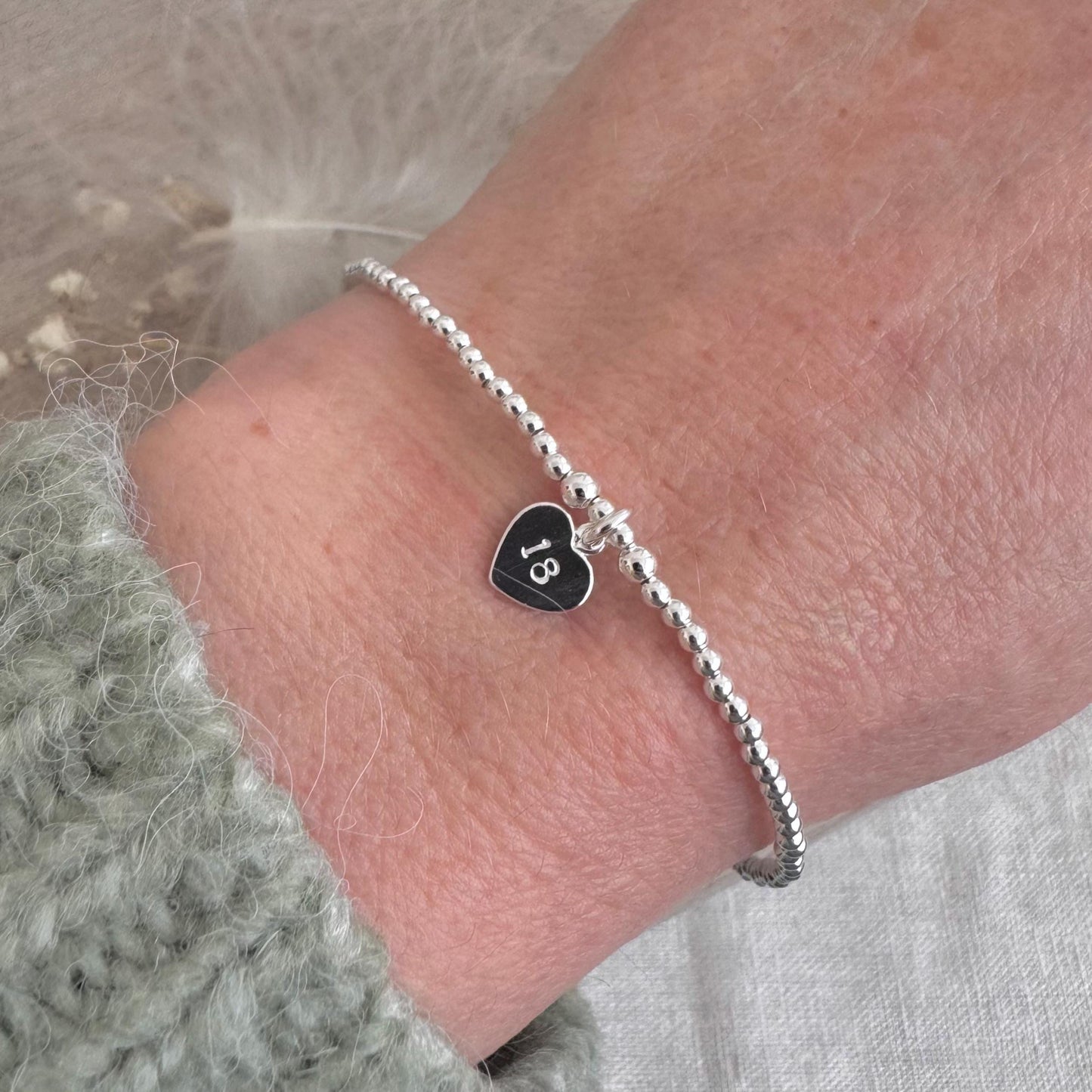 18th Birthday Bracelet, Age 18 Bracelet