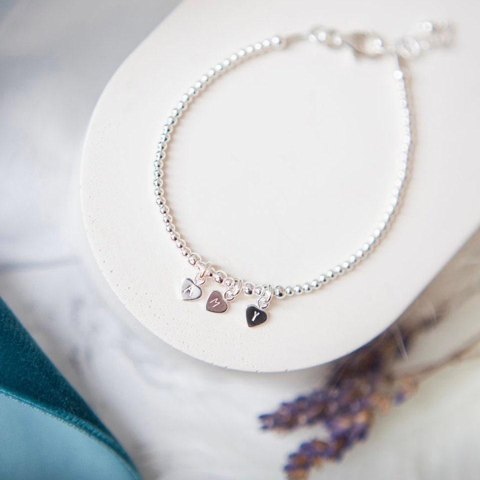 Sterling silver Name Bracelet, Personalised Name Bracelet for women