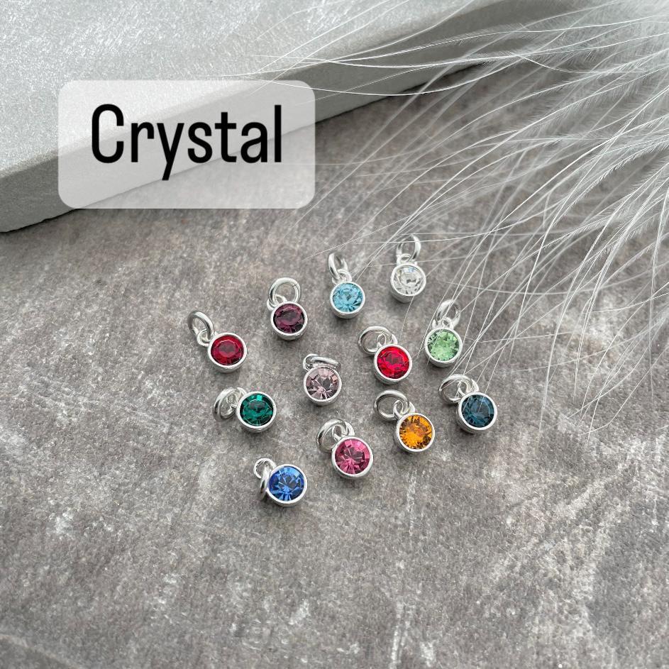Personalised Birthstone Anklet in Sterling Silver with Heart Initial, Anklets for women