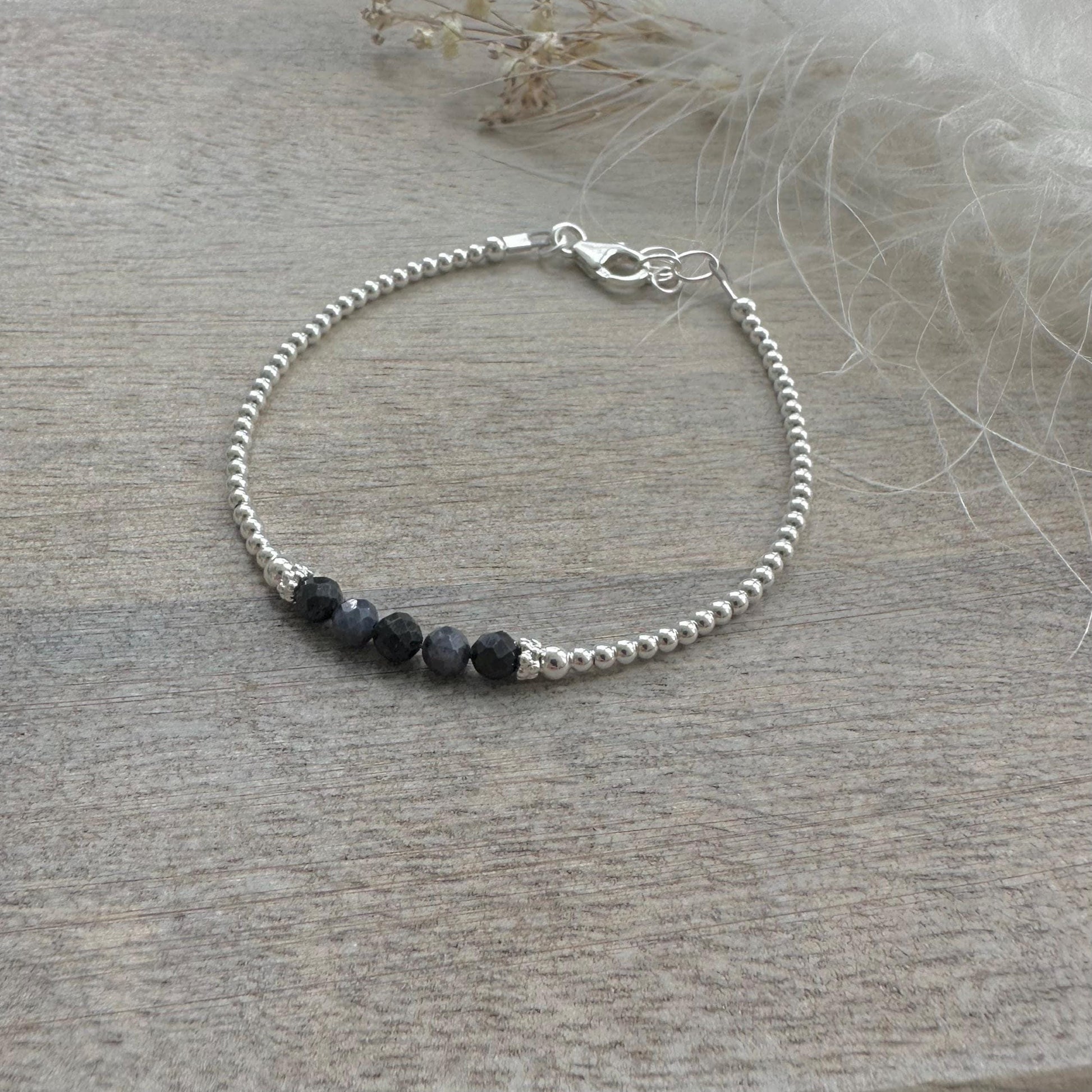 Blue Sapphire Bracelet, September Birthstone