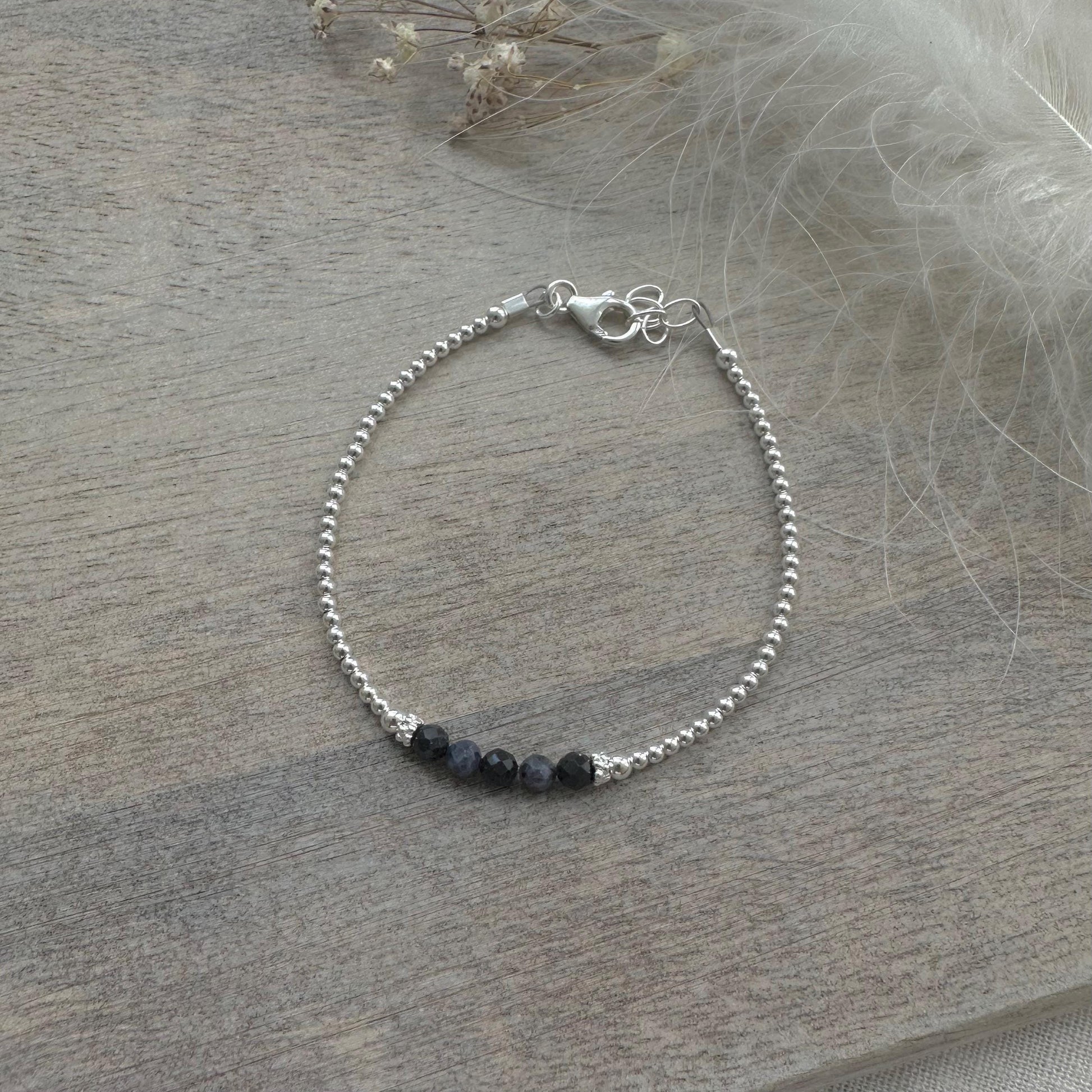 Blue Sapphire Bracelet, September Birthstone