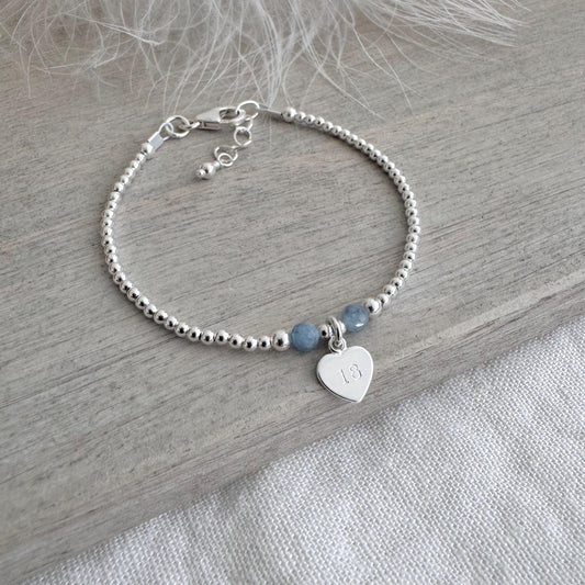 Birthday Birthstone Bracelet, 16th 18th 21st 30th 40th 50th