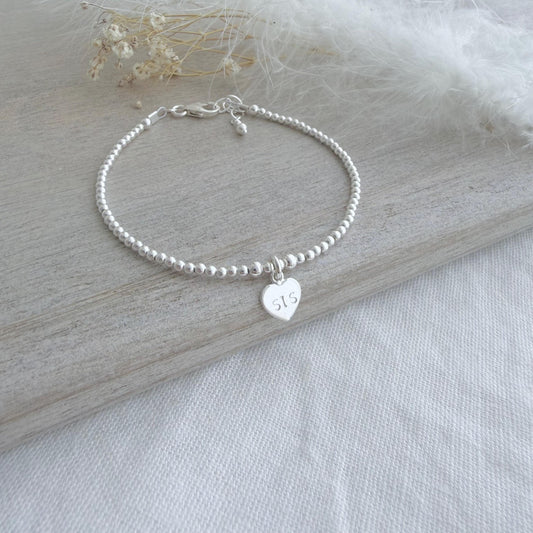 Silver Bracelet Gift for Sister, SIS Jewellery in Sterling Silver