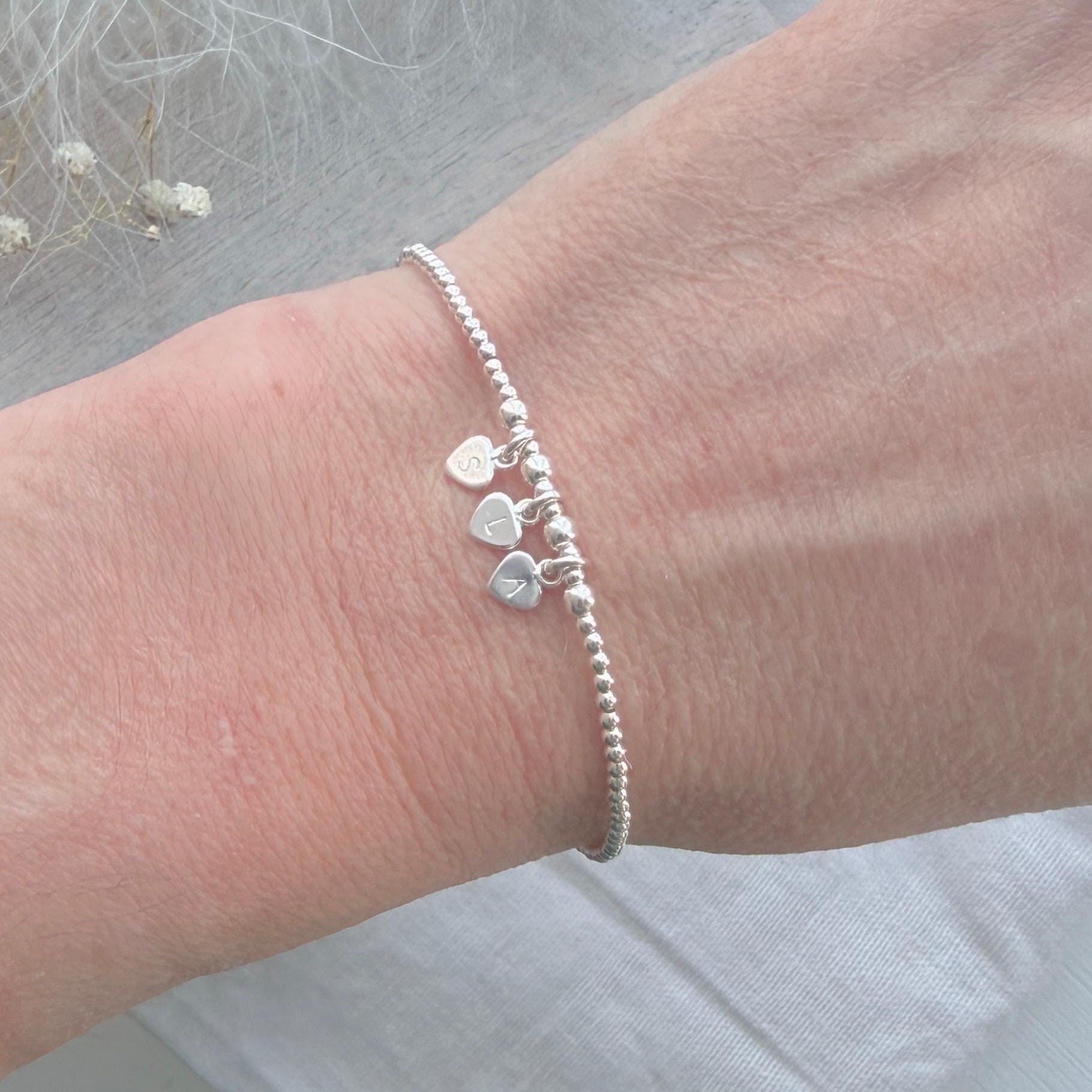 Personalised Gift for Friend, Family Initials Bracelet