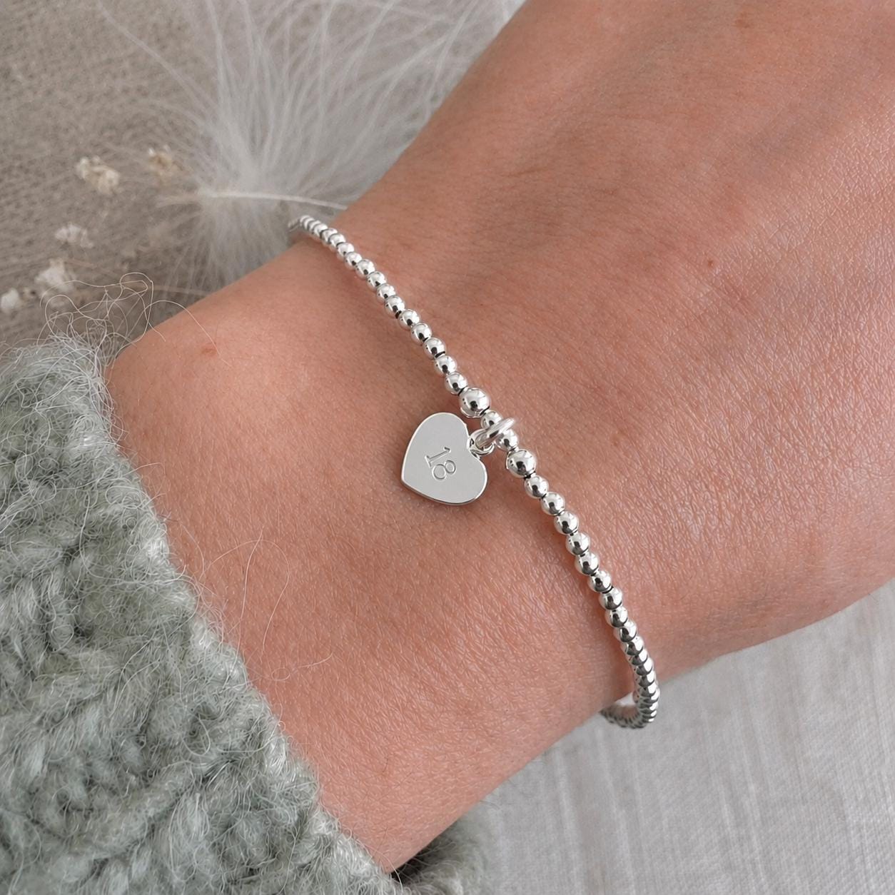 18th Birthday Bracelet, Age 18 Bracelet
