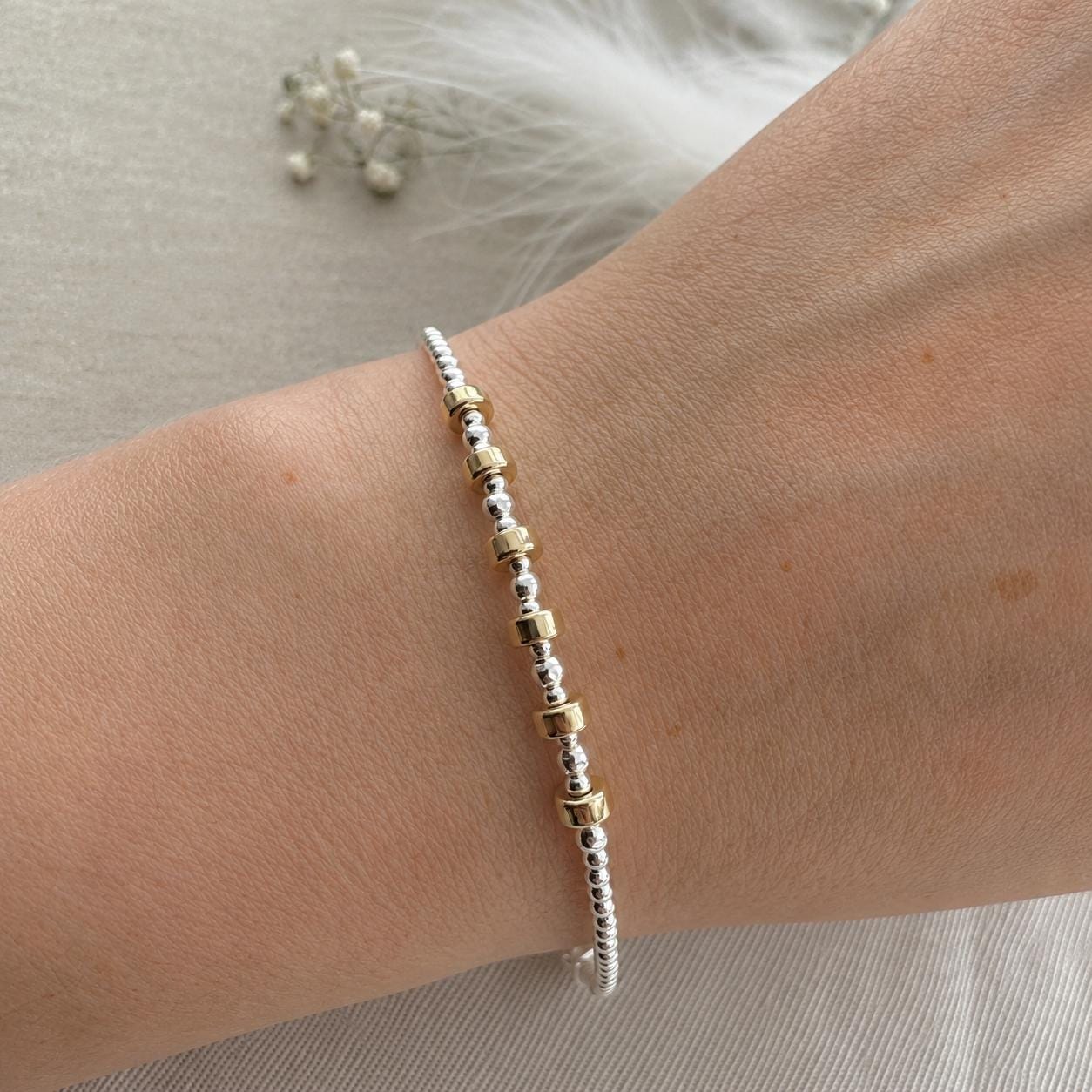 6 Decade Bracelet 60th Birthday Jewellery Gift for Her in Sterling Silver