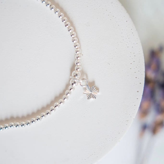 Prom Gift, Star Stacking Charm Bracelet
