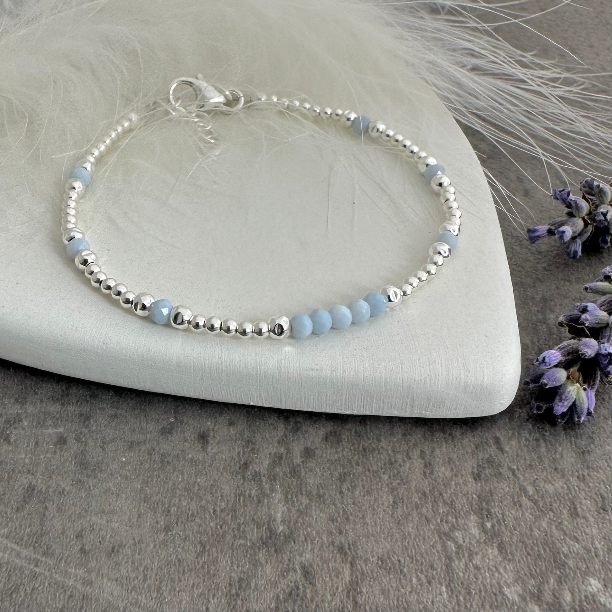 Handmade Women's Bracelet - Blue